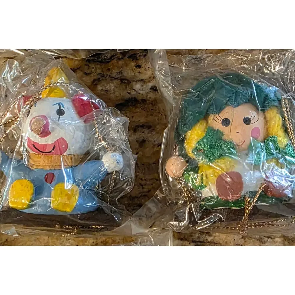 Lot of 6 Vintage Jasco Christmas Tree Swings Ornaments 3